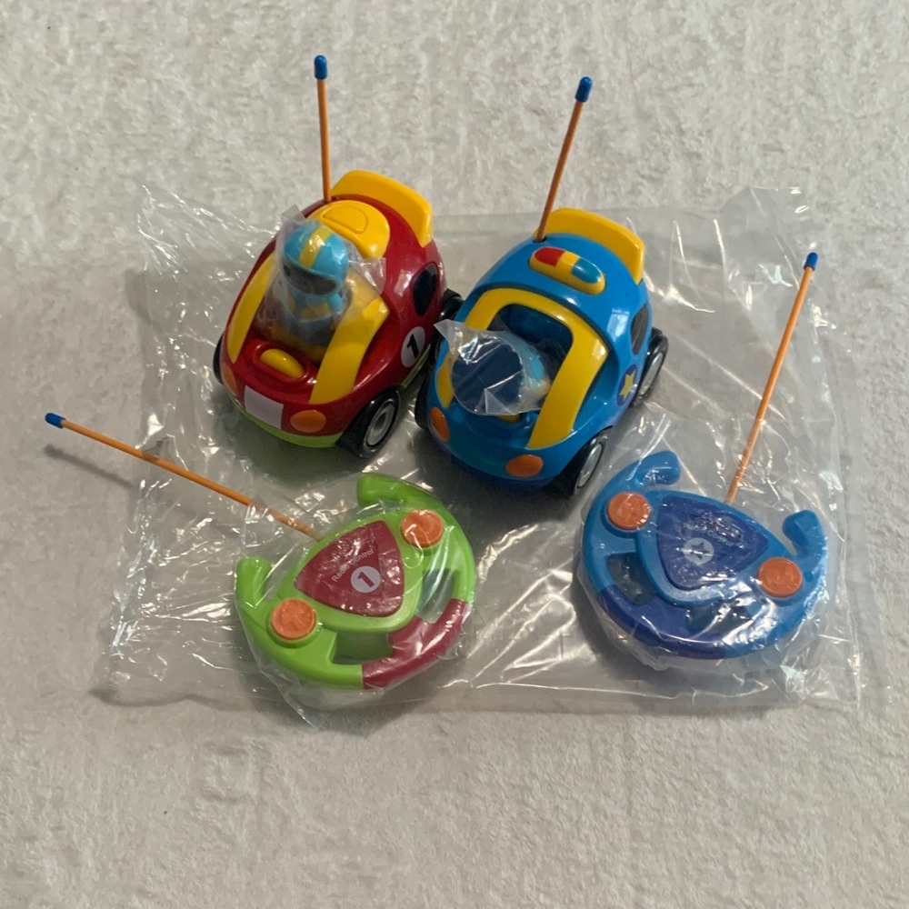Remote Control Toy Cars Set - Red, Blue, Green